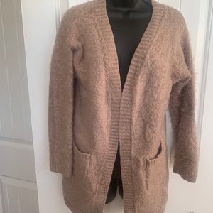 Pink/mauve fuzzy sweater